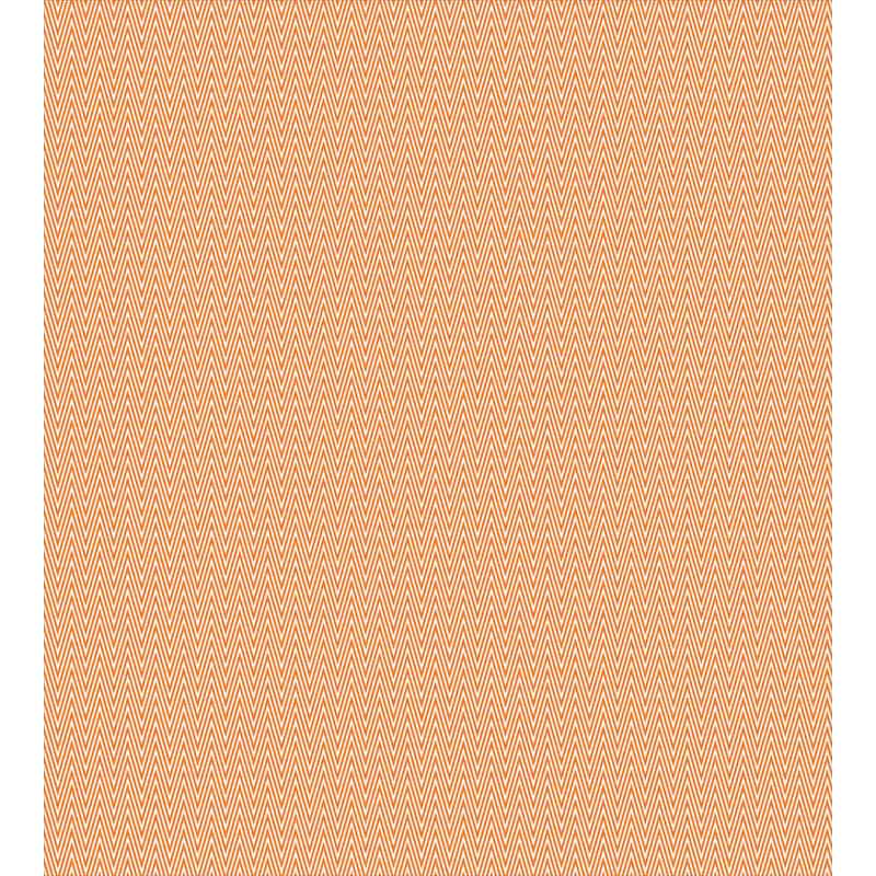 Orange Wavy Stripe Abstract Duvet Cover Set