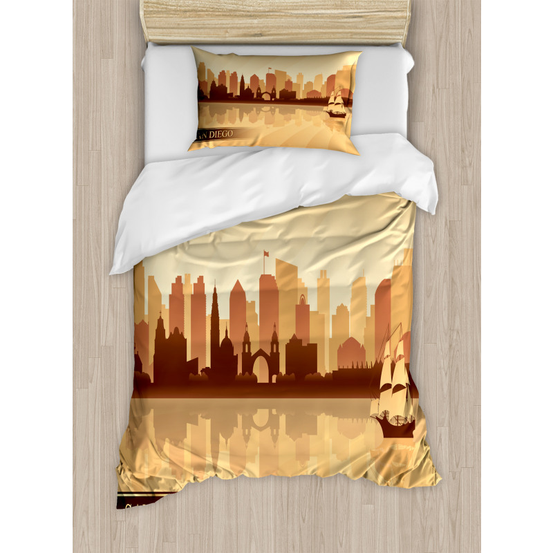 Sailing Ship Design Duvet Cover Set