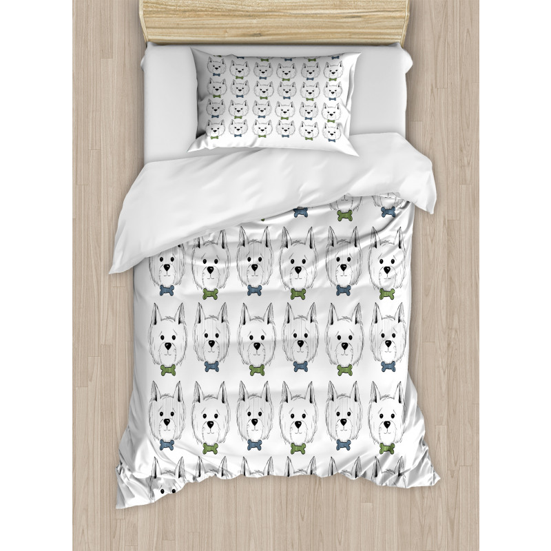 West Highland Puppies Duvet Cover Set