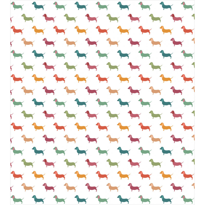 Little Dachshund Breeds Duvet Cover Set