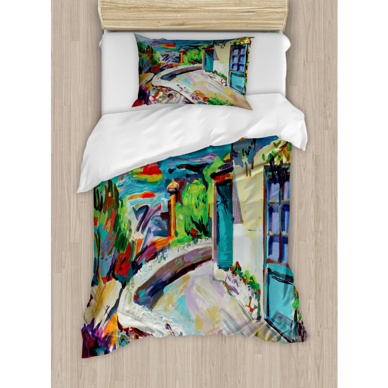 Idyllic Summer Cottage Duvet Cover Set