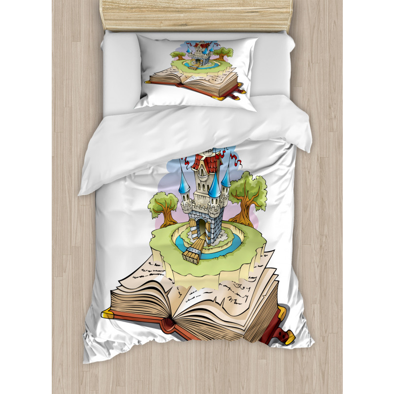 Fantasy Book World Duvet Cover Set