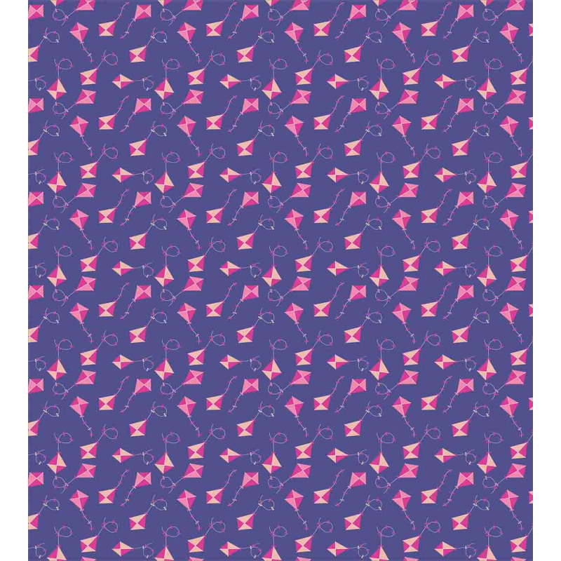 Pink Tone Kite Pattern Summer Duvet Cover Set