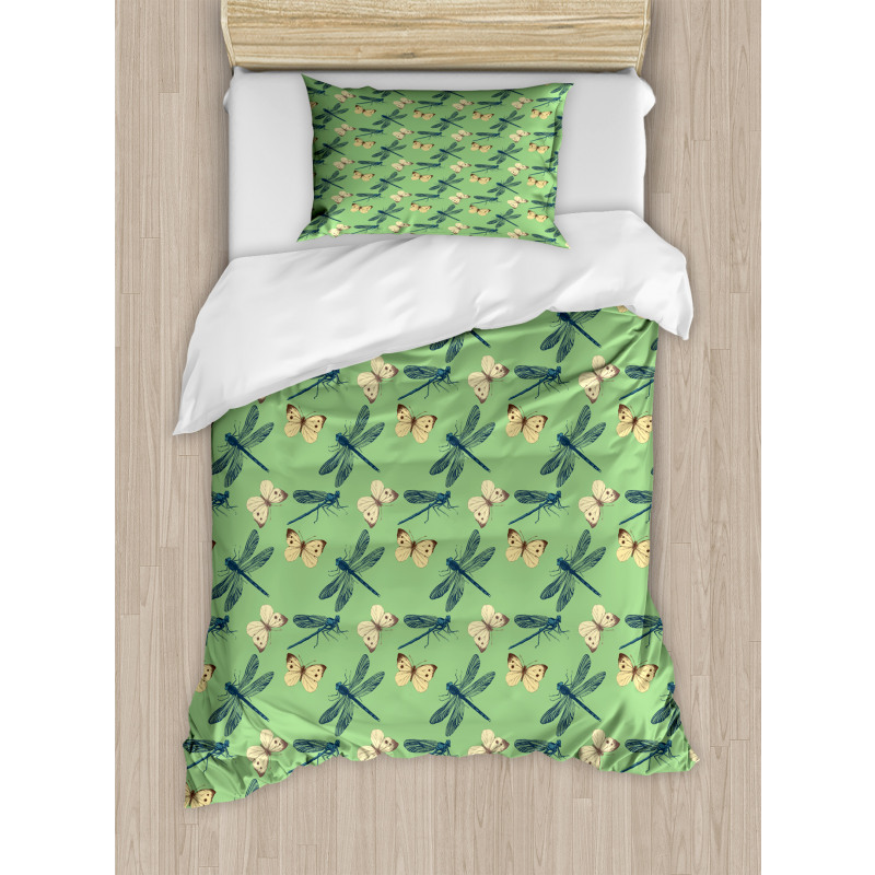 Insects and Butterflies Duvet Cover Set