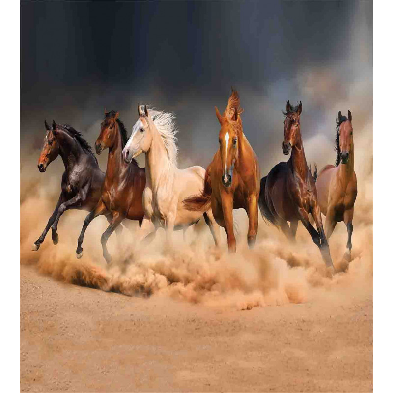 Equine Themed Animals Duvet Cover Set