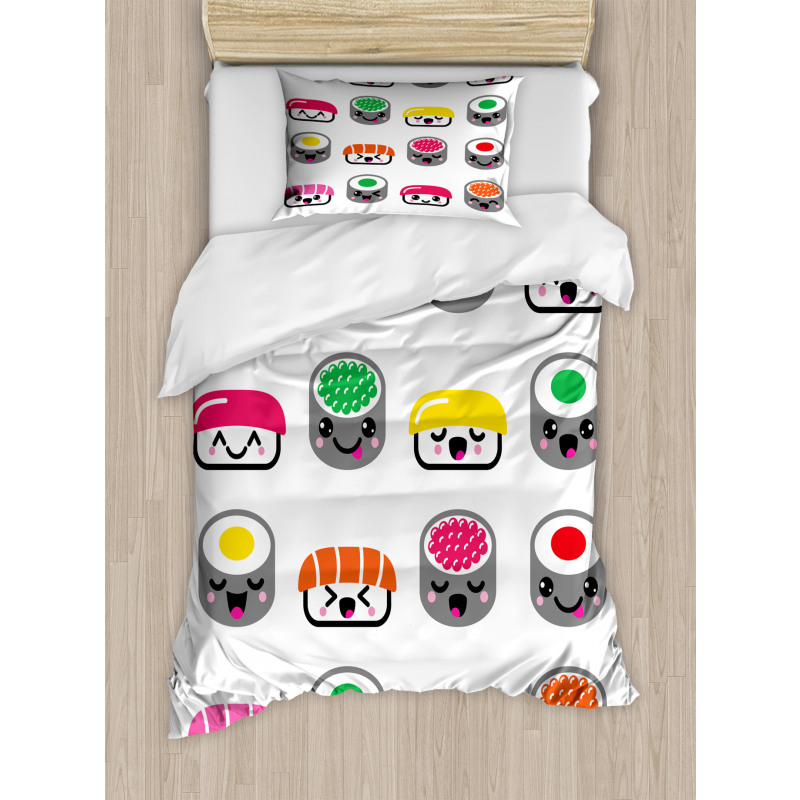 Kawaii Style Sushi Duvet Cover Set