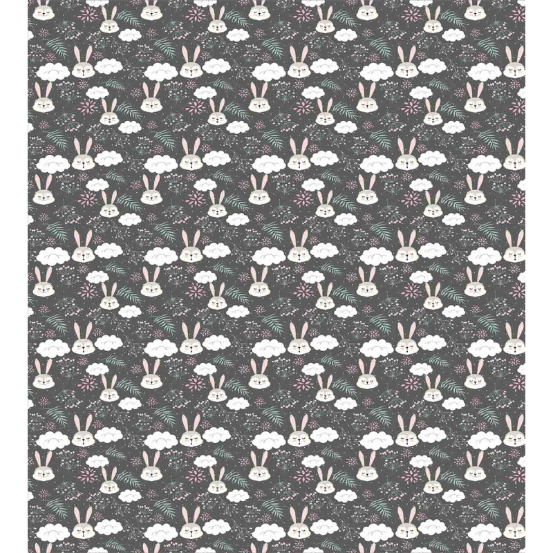 Sleeping Bunnies and Clouds Duvet Cover Set