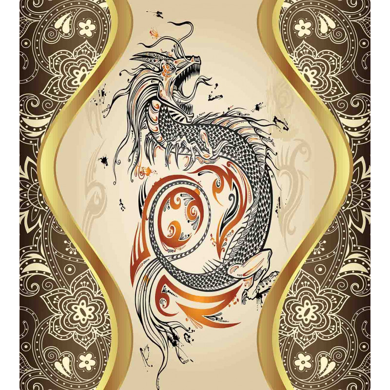 Serpent Mythological Duvet Cover Set