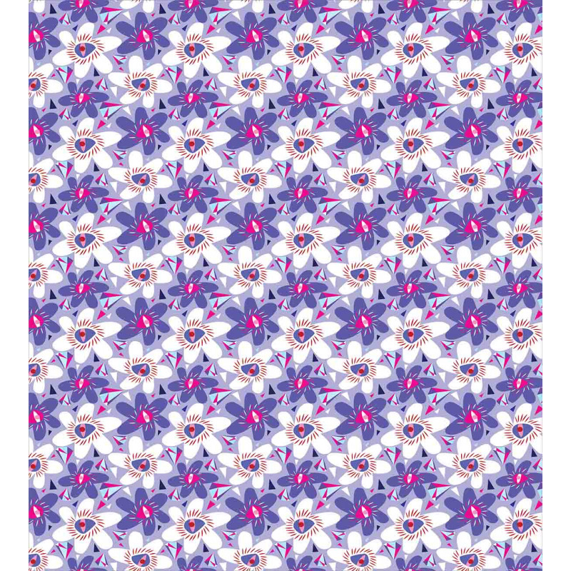 Blossoming Cartoon Petals Duvet Cover Set