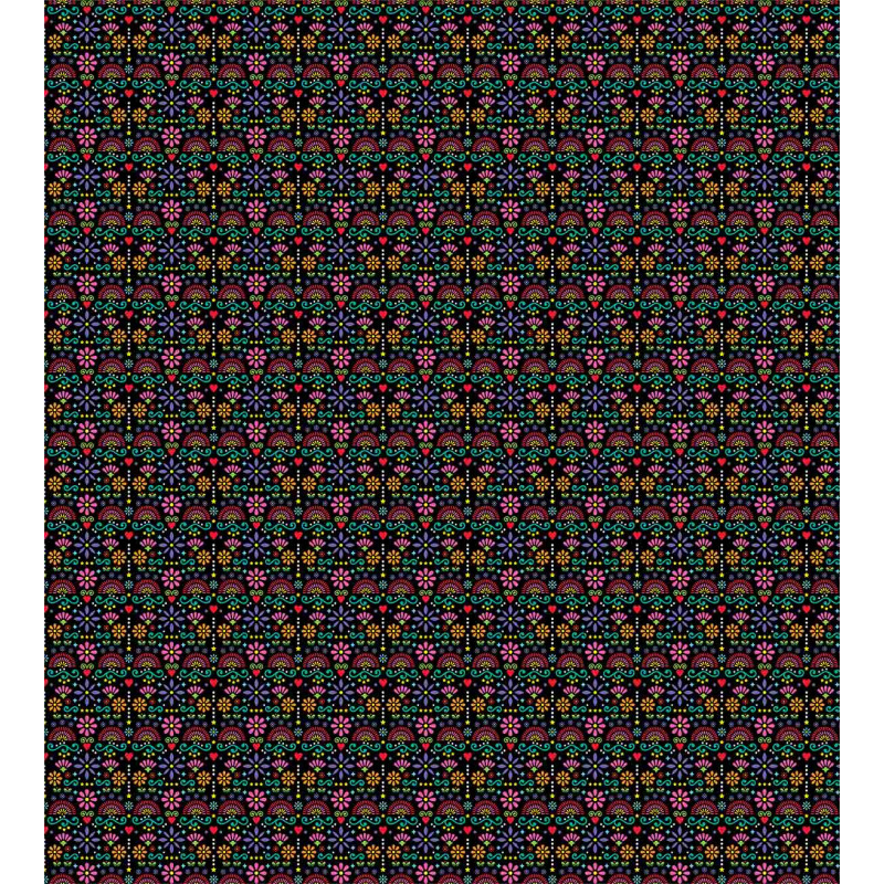 Traditional Flower Pattern Duvet Cover Set