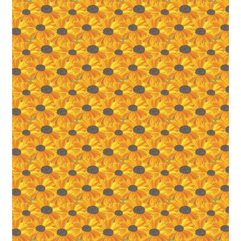 Yellow Orange Petals Duvet Cover Set