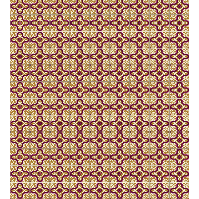 Traditional Mosaic Tiles Duvet Cover Set