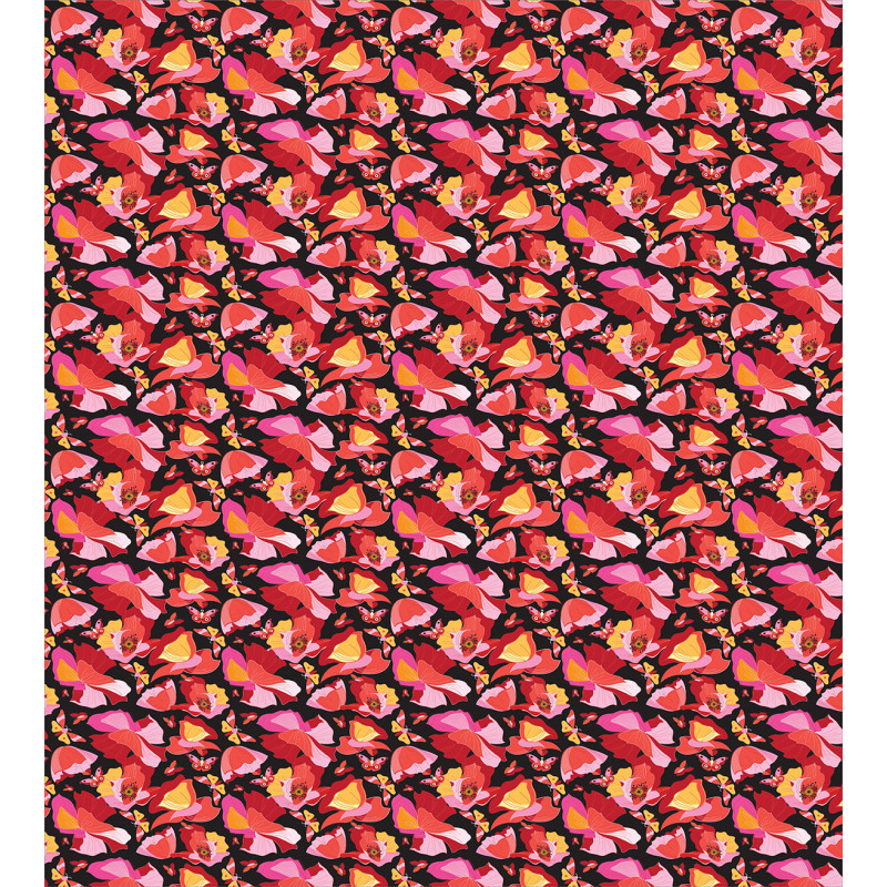Blossoms Butterflies Duvet Cover Set