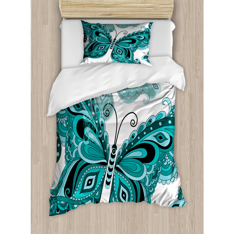 Ornamental Animal Pattern Duvet Cover Set