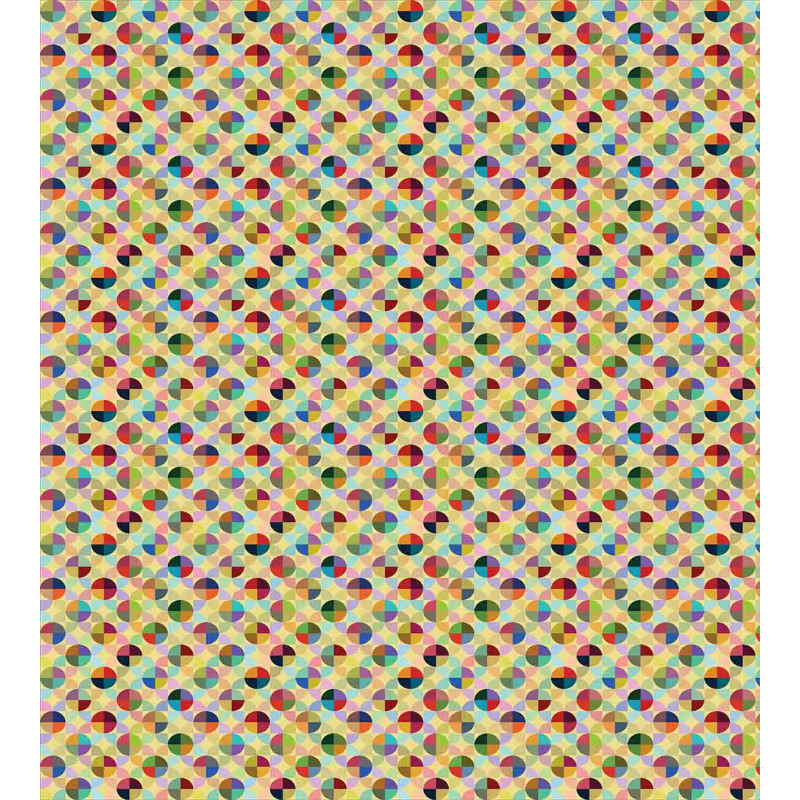 Circular Tile Arrangement Duvet Cover Set