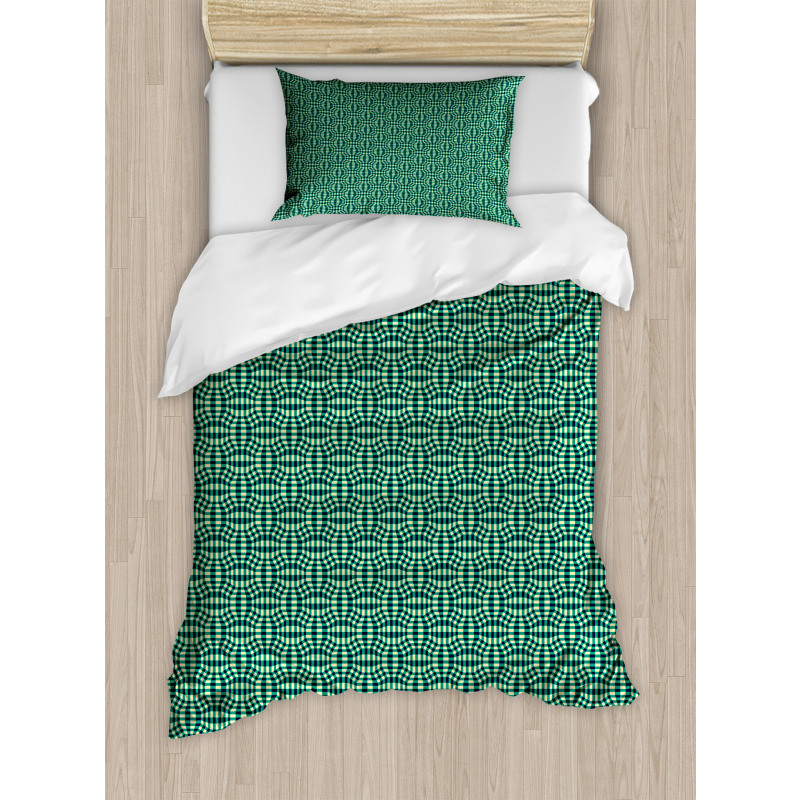 Rectangles and Squares Design Duvet Cover Set