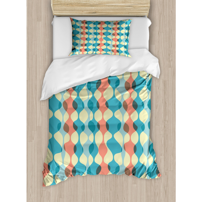 Vintage Colors Fifties Duvet Cover Set