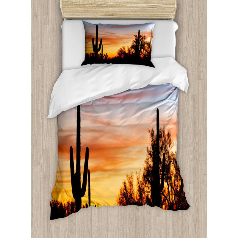 Desert Cactus Wild West Duvet Cover Set