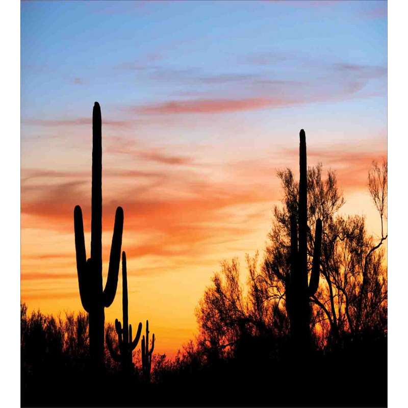 Desert Cactus Wild West Duvet Cover Set