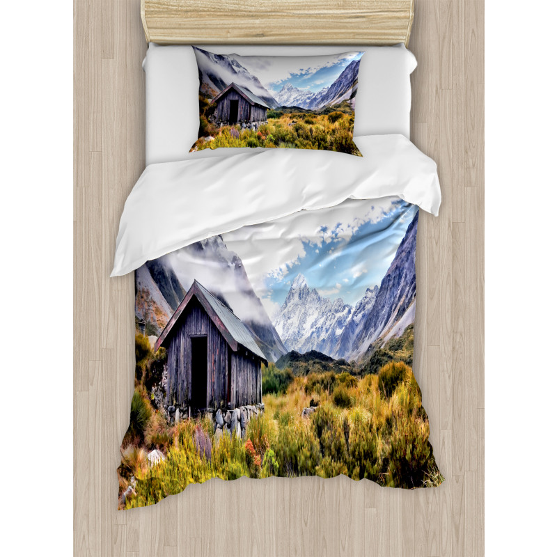 European Mountains Spring Duvet Cover Set