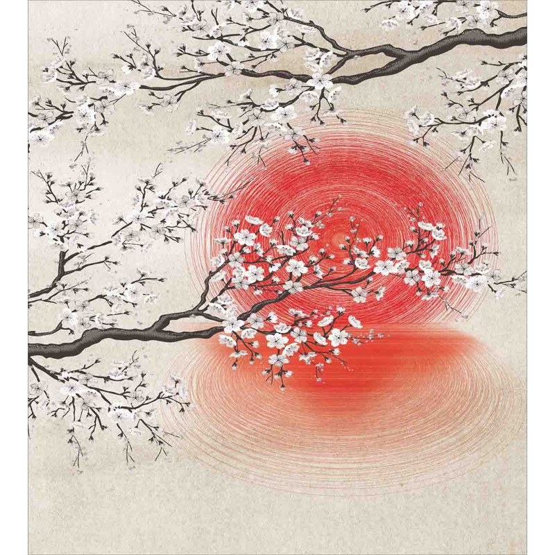 Japanese Sakura Art Duvet Cover Set