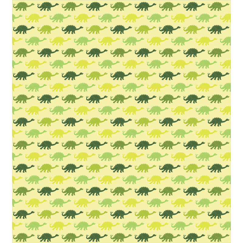 Pattern of Stegosaurus Duvet Cover Set