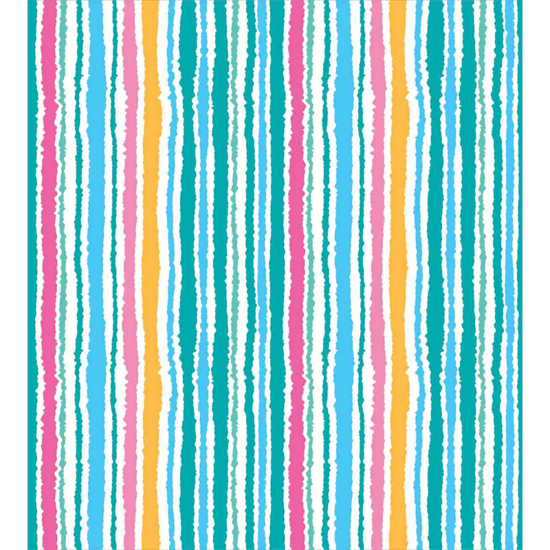 Stripes in Aquatic Colors Duvet Cover Set
