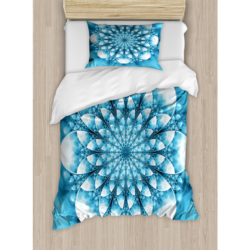 Abstract Exotic Flower Duvet Cover Set