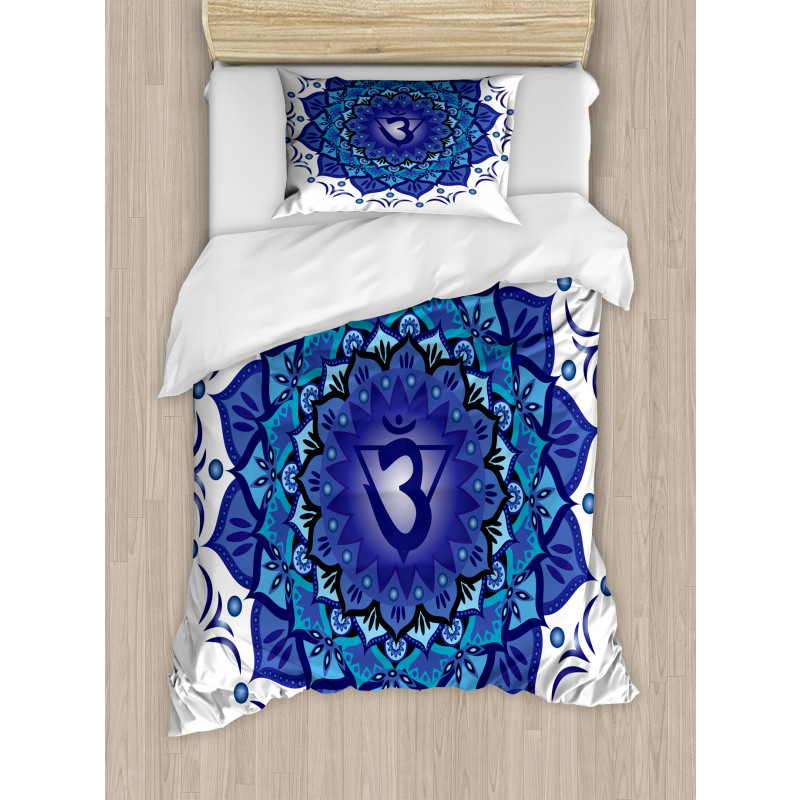 Lotus Ajna Chakra Yoga Duvet Cover Set