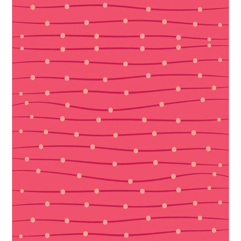Parallel Pinkish Waves Duvet Cover Set