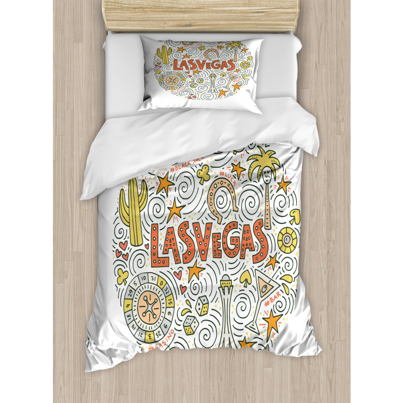 Buildings Simple Design Duvet Cover Set