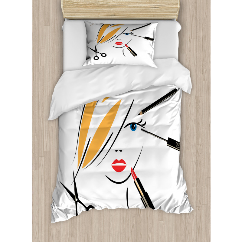 Beauty Salon Make-up Duvet Cover Set