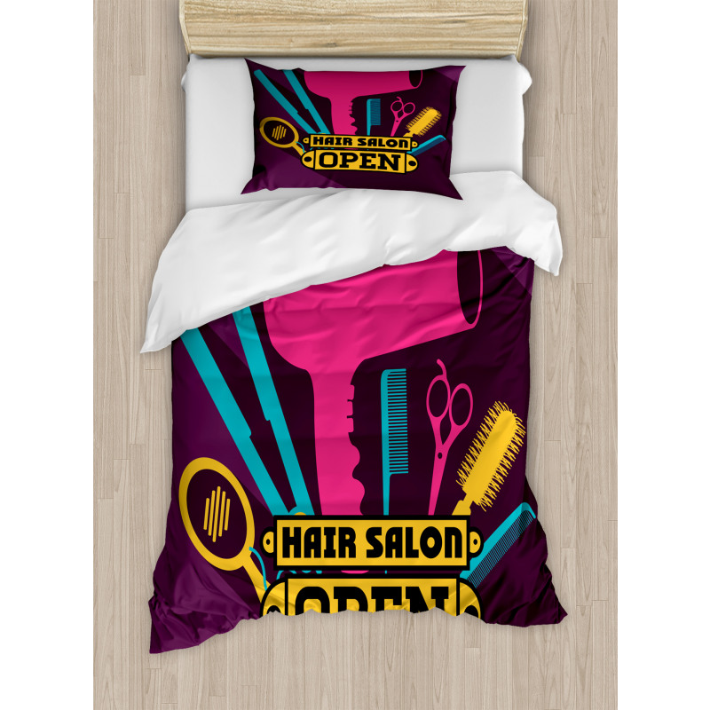 Hair Styling Equipment Duvet Cover Set