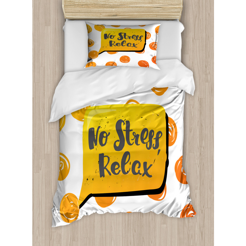 No Stress Relax in Bubble Duvet Cover Set