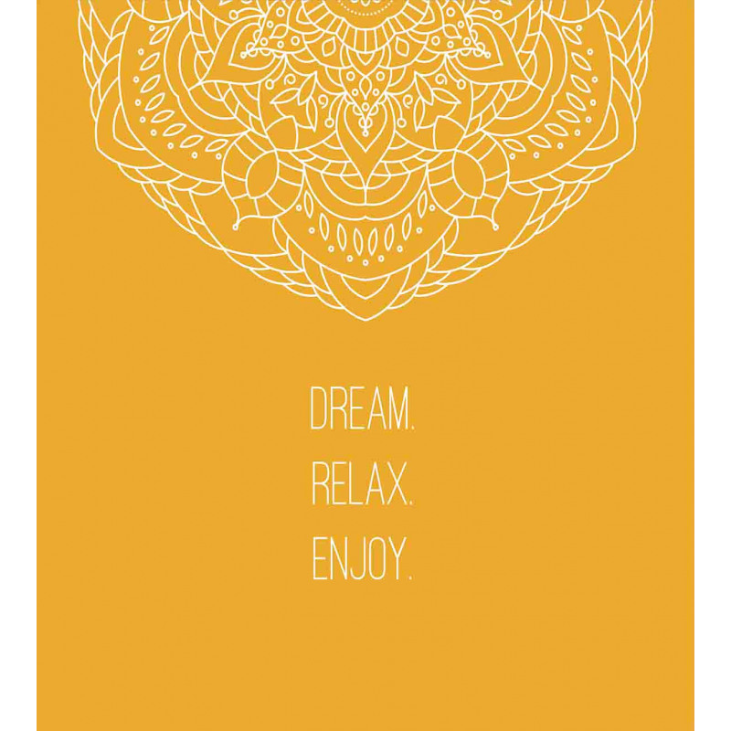 Dream Relax Enjoy Message Duvet Cover Set