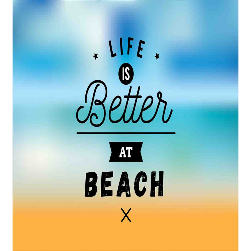 Life is Better Beach Duvet Cover Set