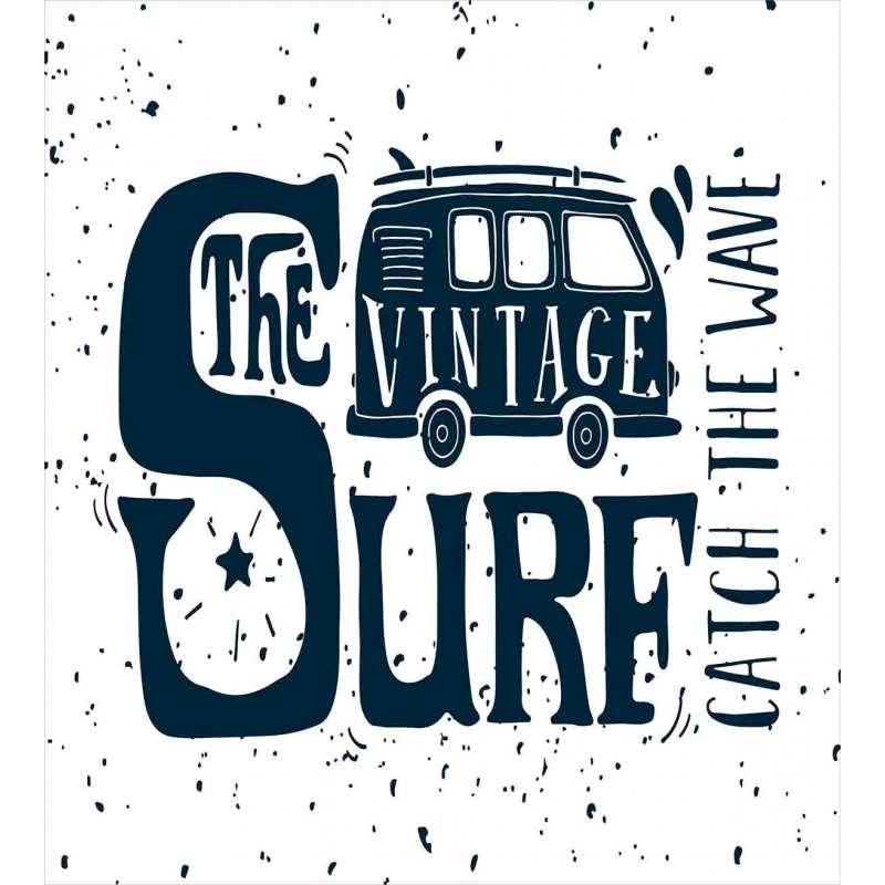 Vintage Surf Mini Van Duvet Cover Set