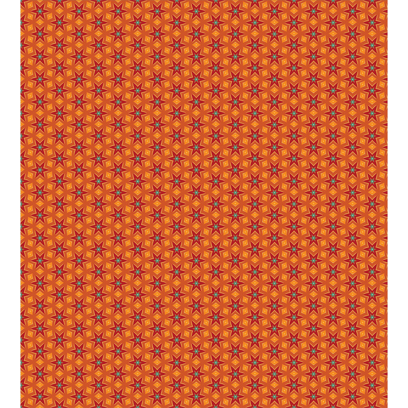 Geometrical Floral Motifs Duvet Cover Set
