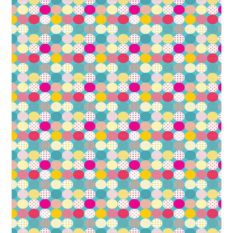Polka Dots with Stripes Duvet Cover Set