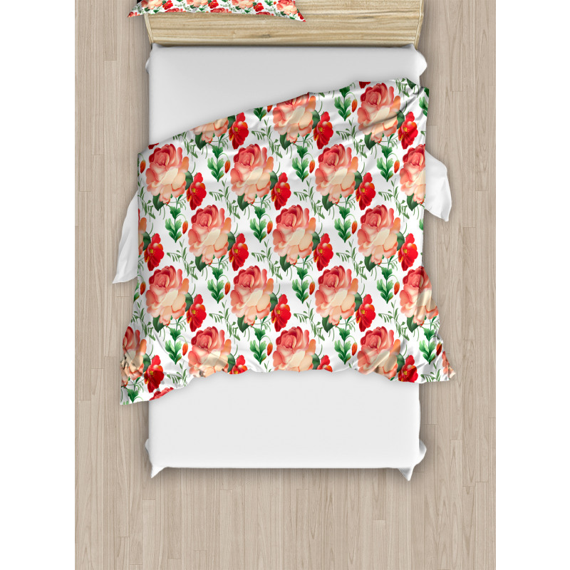 Traditional Russian Roses Duvet Cover Set