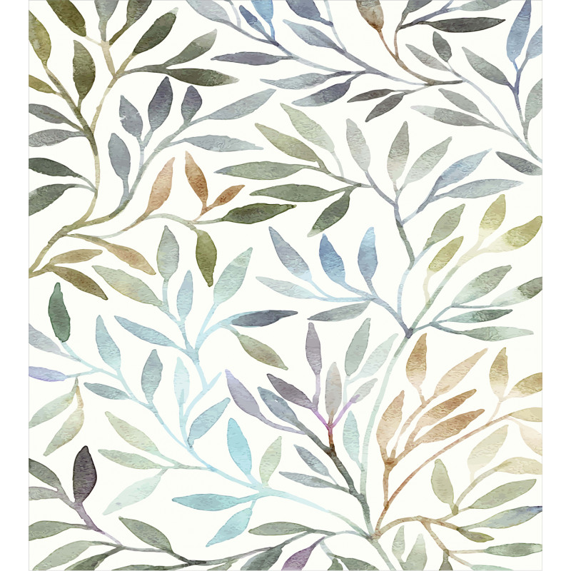 Watercolor Floral Pattern Duvet Cover Set