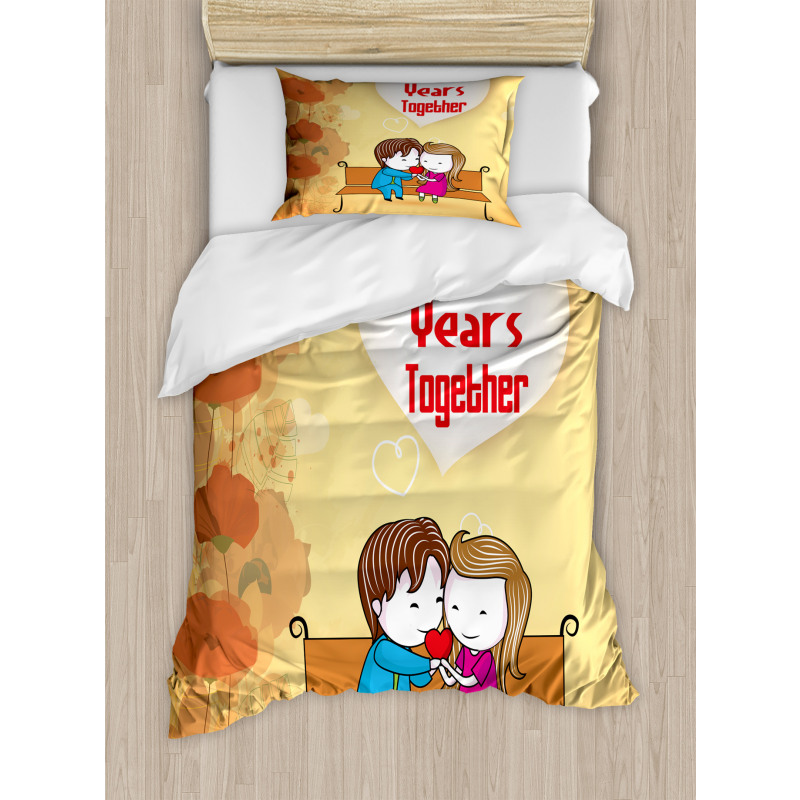 9 Years Together Duvet Cover Set
