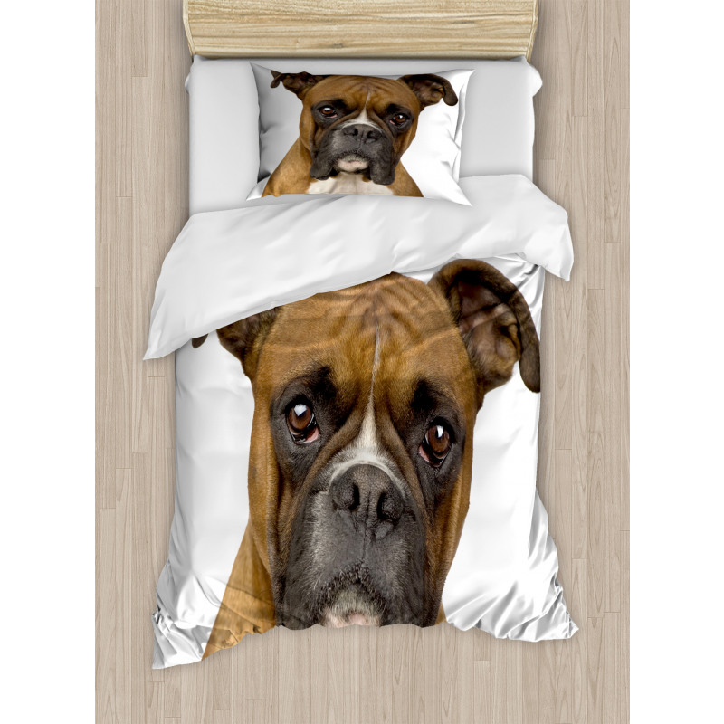 Purebred Dog Front View Duvet Cover Set