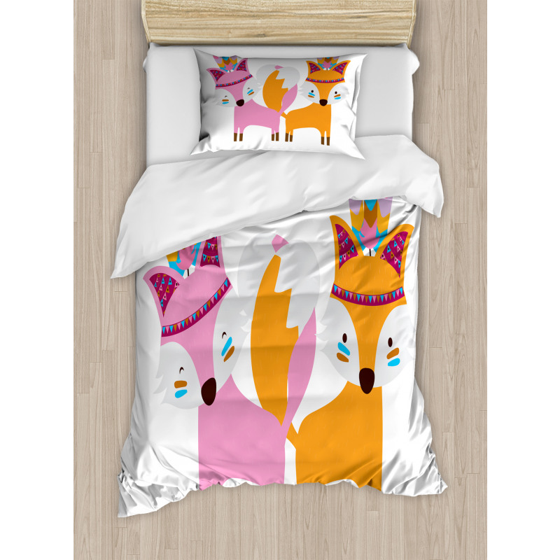 Feathers Forest Duvet Cover Set