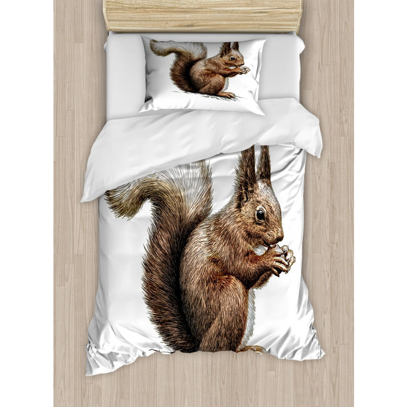 Sketch Artwork Wildlife Duvet Cover Set