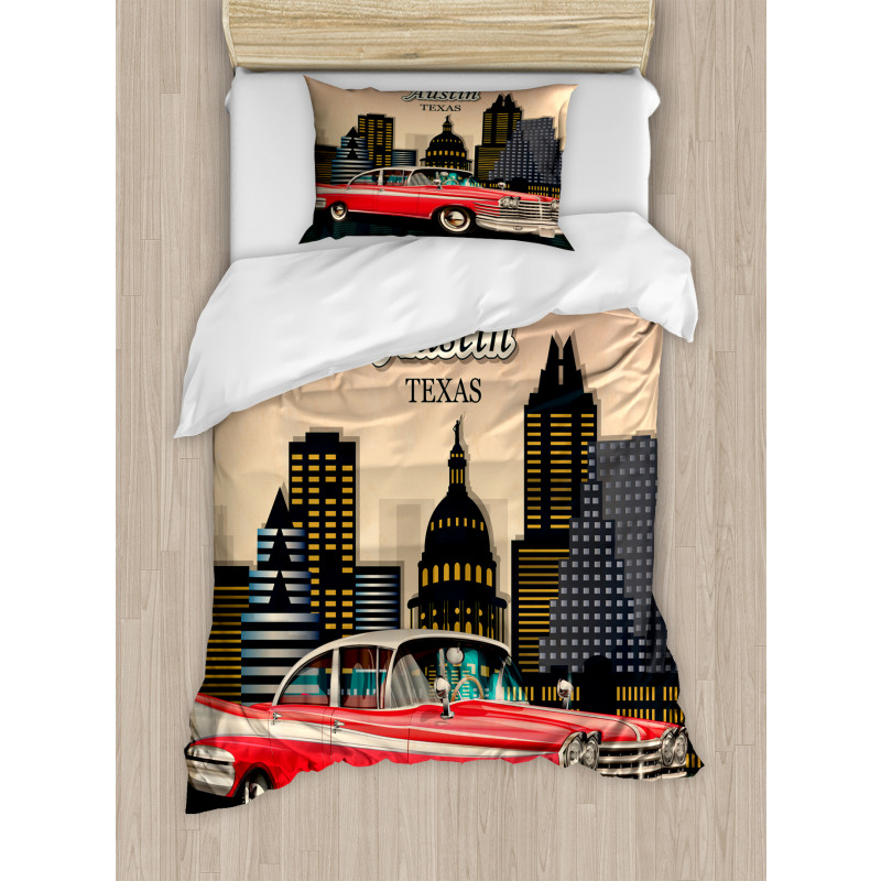 Welcome to Texas Greeting Duvet Cover Set