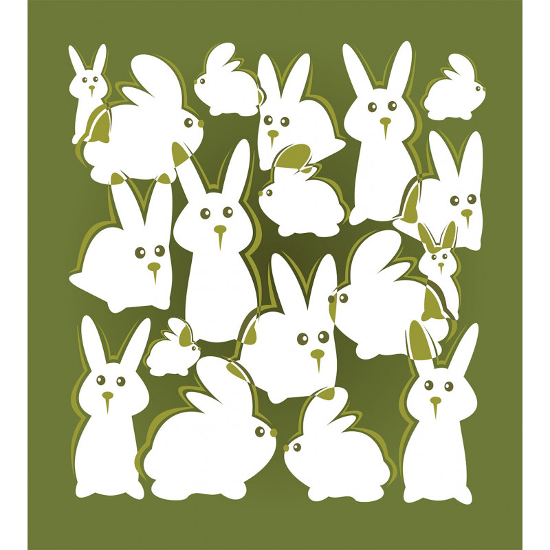 Funny Cartoon Easter Animal Duvet Cover Set