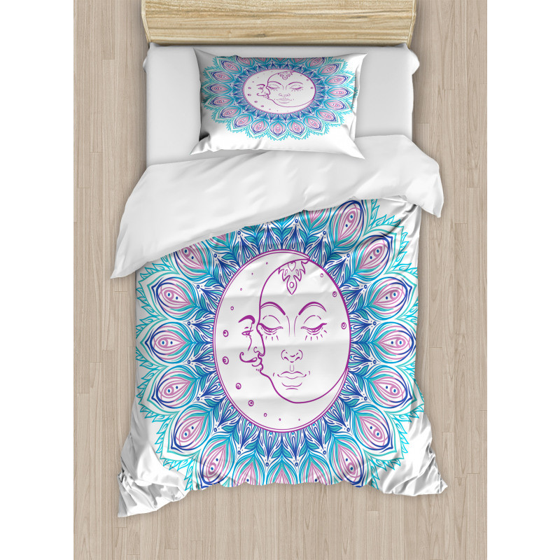 Colorful Mandala Sign Duvet Cover Set