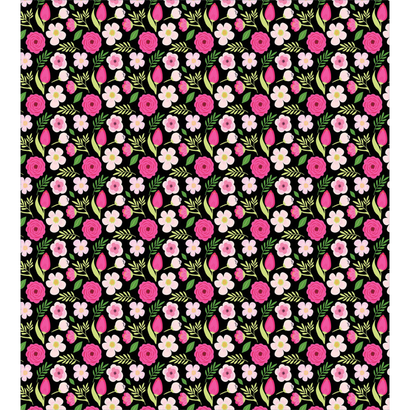 Petals Leaves and Stalks Duvet Cover Set