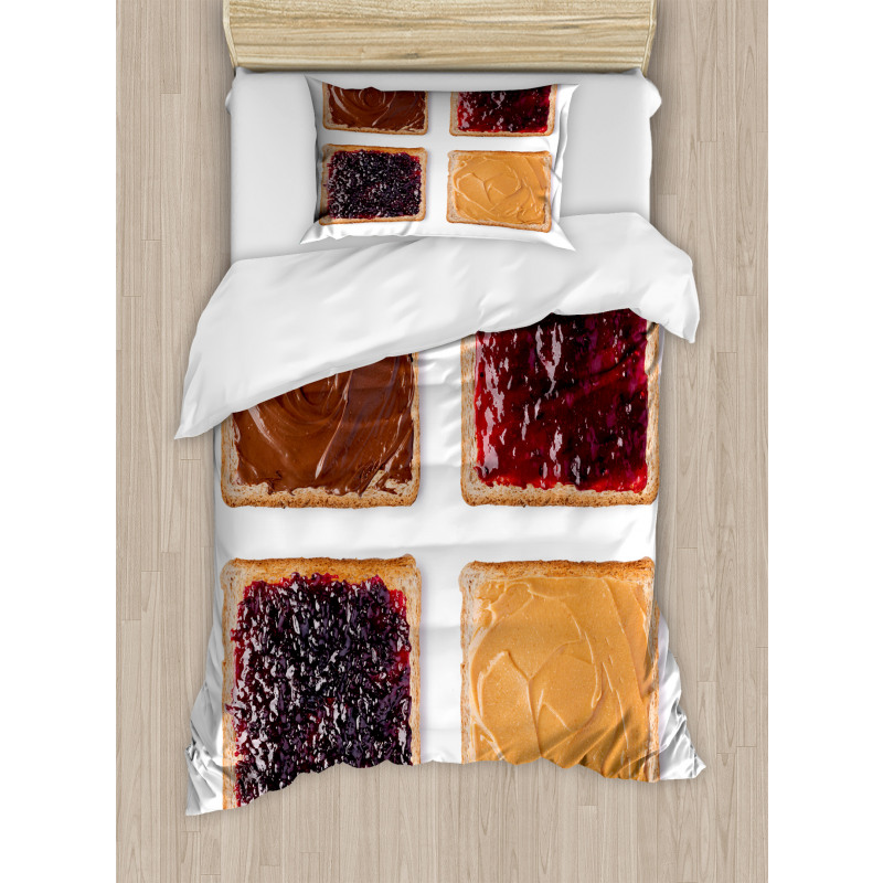 Breafast Toast Design Duvet Cover Set